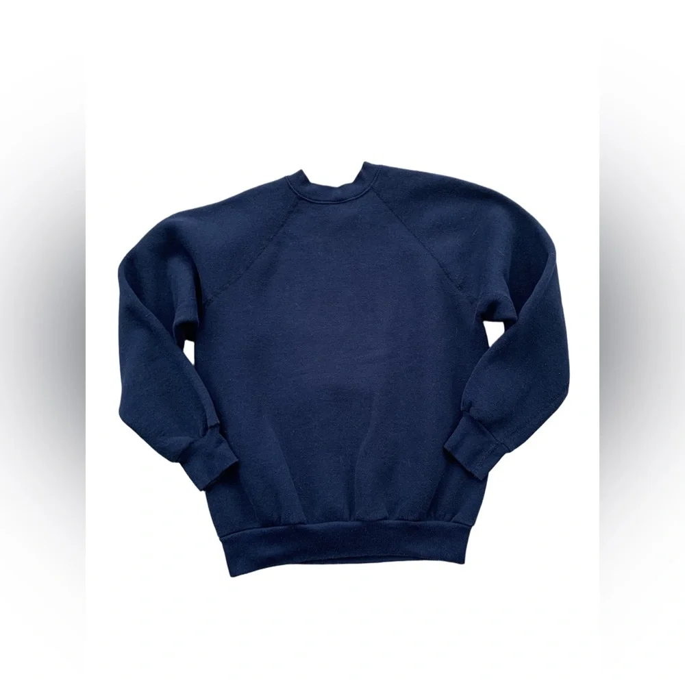 Vintage 80s Medium Michigan Wolverines Football Crewneck Sweatshirt USA Made - Picture 2 of 11